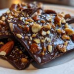 Shareable Dark Chocolate Bark with Nuts