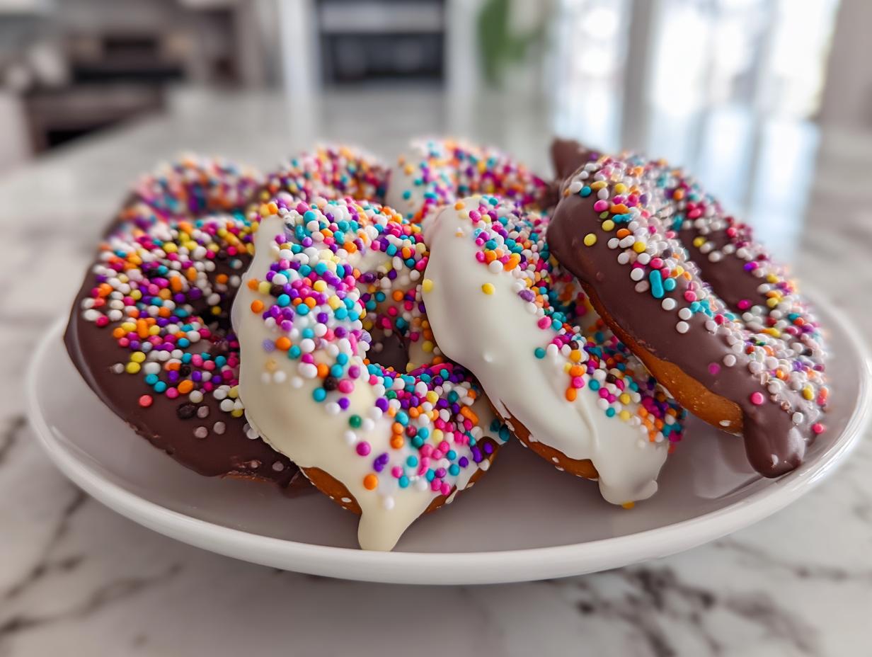 15-Minute Shareable Rainbow Chocolate Pretzels Everyone Loves