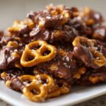Shareable Toffee Chocolate Pretzel Crunch