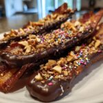 Super Bowl Chocolate Covered Bacon