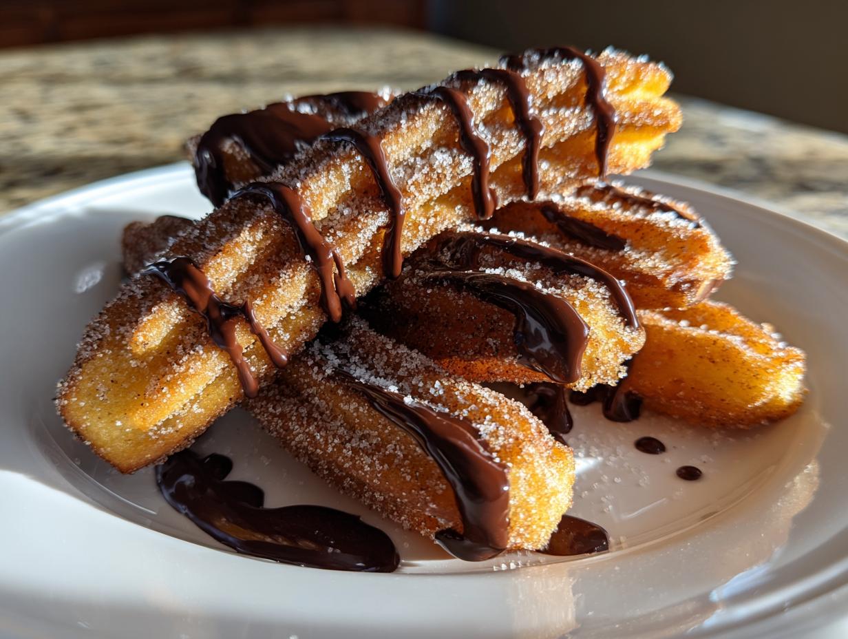 Irresistible Super Bowl Chocolate Dipped Churros in 30 Minutes