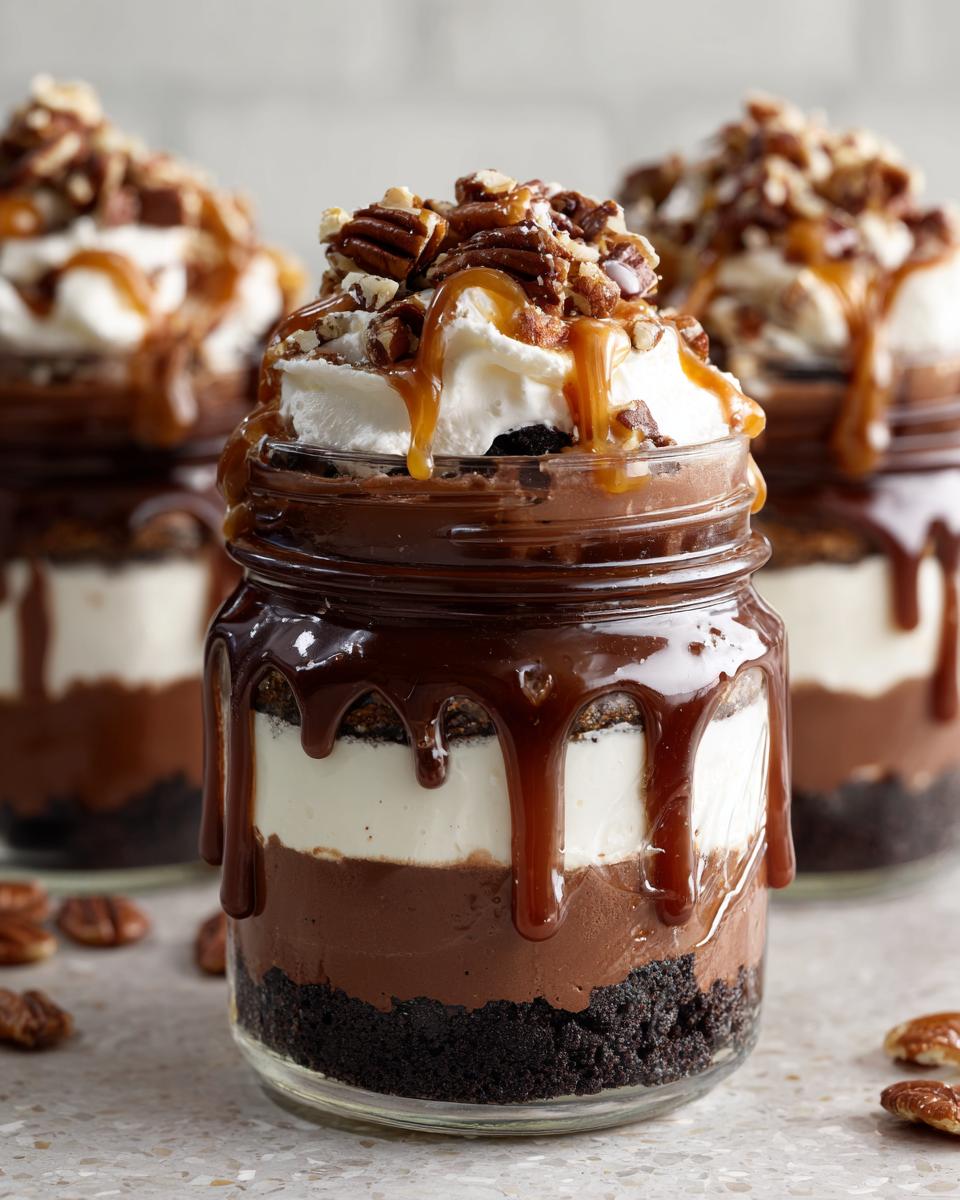 Super Bowl No-Bake Mud Pie Jars - detail 1