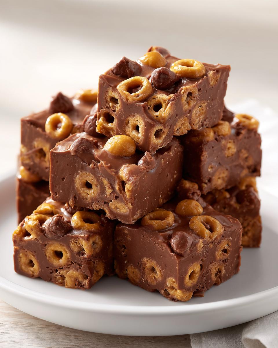 Super Bowl No-Bake Muddy Buddies Fudge - detail 1