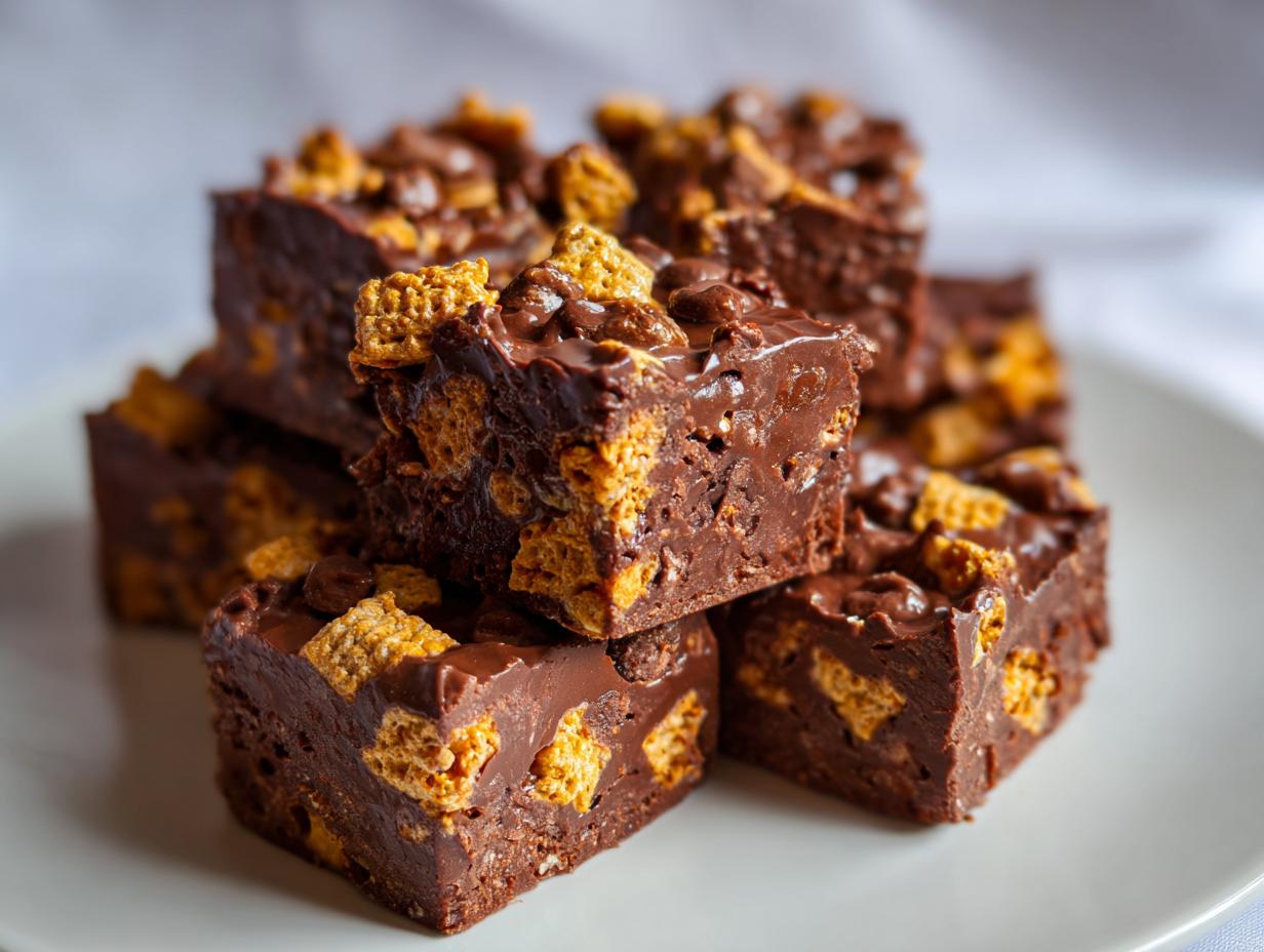 15-Minute Super Bowl No-Bake Muddy Buddies Fudge Recipe