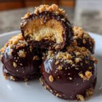 Super Bowl Peanut Butter Chocolate Bombs