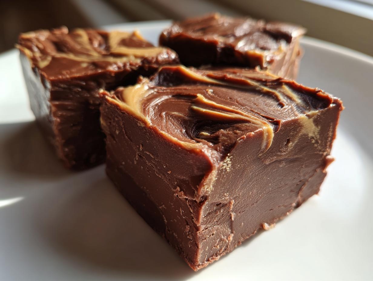 10-Minute Super Bowl Peanut Butter Chocolate Fudge Heaven