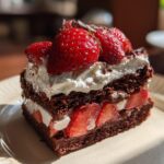 Valentine's Day Chocolate Strawberry Shortcakes