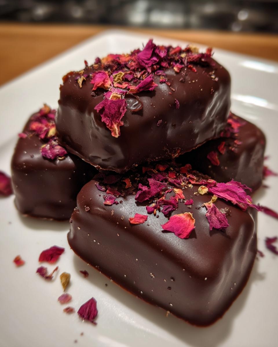 Valentine's Day Rose Infused Chocolates - detail 1