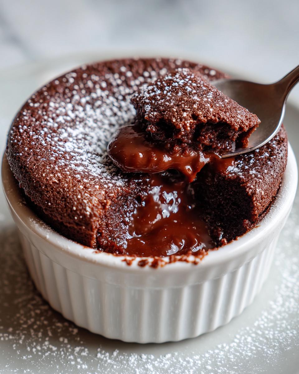 Valentine's Molten Chocolate Cake for Two - detail 1