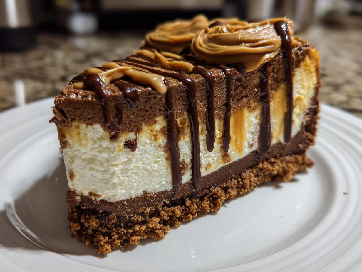 Viral No-Bake Biscoff Chocolate Cheesecake in 20 Minutes