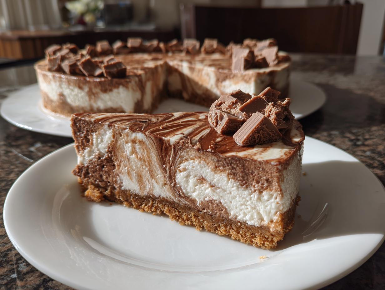 Irresistible Viral No-Bake Kinder Bueno Cheesecake in 4 Hours
