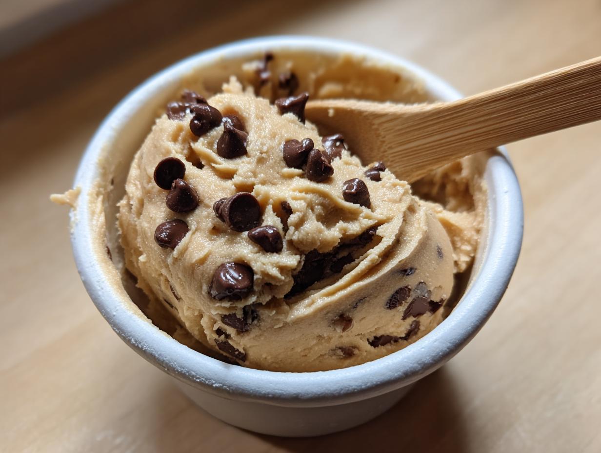 Irresistible Viral TikTok Chocolate Chip Cookie Dough in 5 Minutes