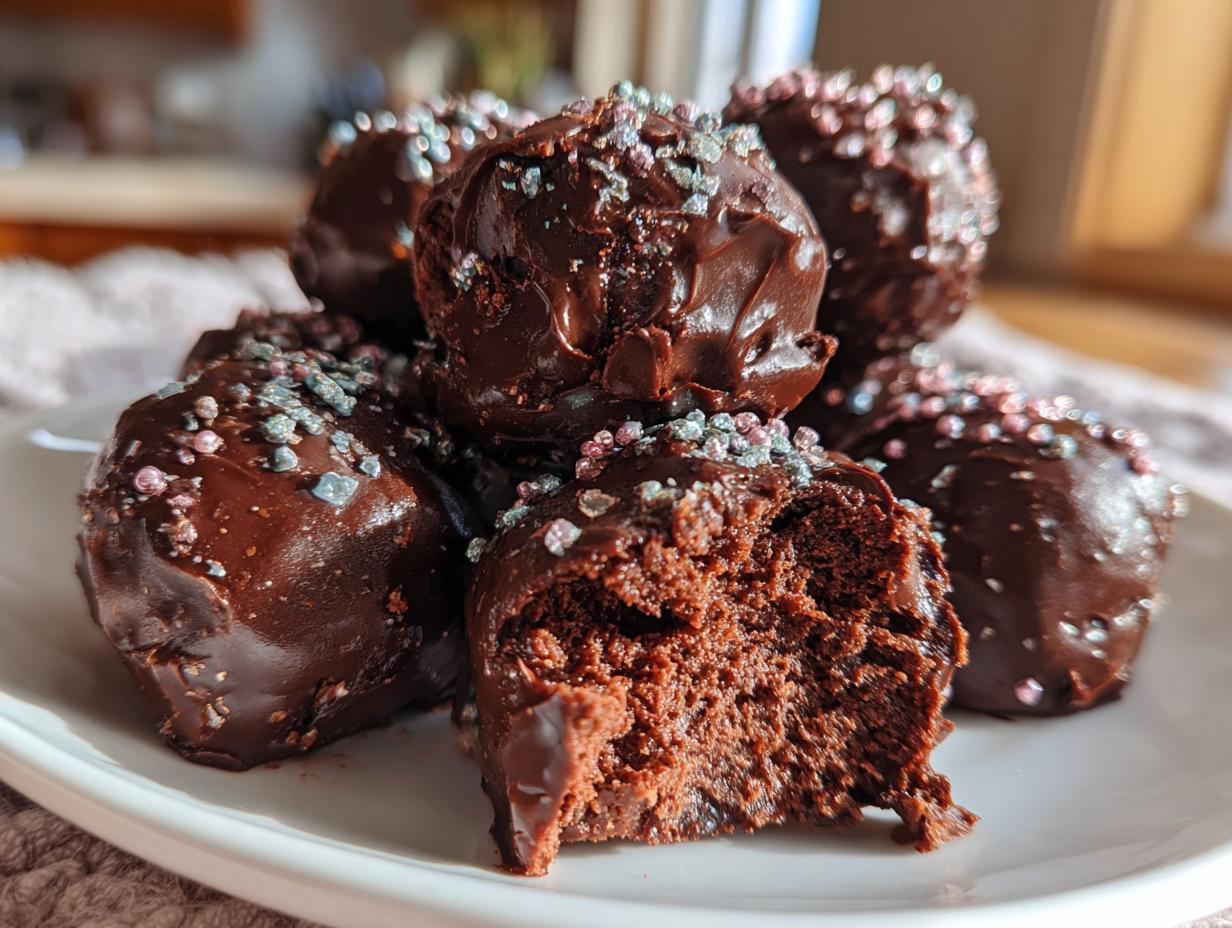 Viral Valentine’s Fudgy Brownie Truffles: 1 Bite Chocolate Bliss
