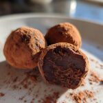 Winter Dark Chocolate Chestnut Truffles