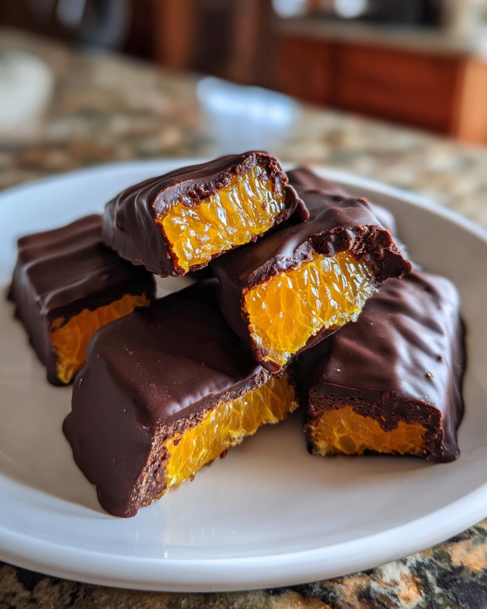 Winter Dark Chocolate Orange Slices - detail 1