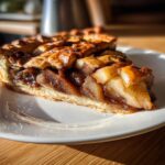 Winter Spiced Chocolate Pear Tart